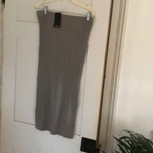 New with tags Mango ribbed stretch skirt